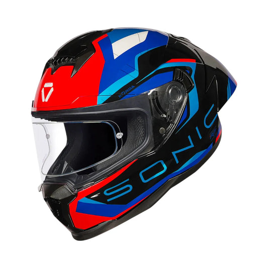 KORDA SONIC GP ROADLION HELMET - BLACK BLUE