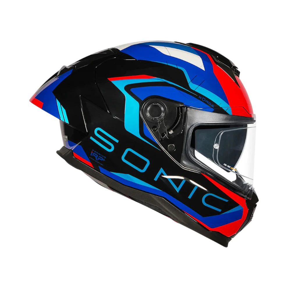 KORDA SONIC GP ROADLION HELMET - BLACK BLUE