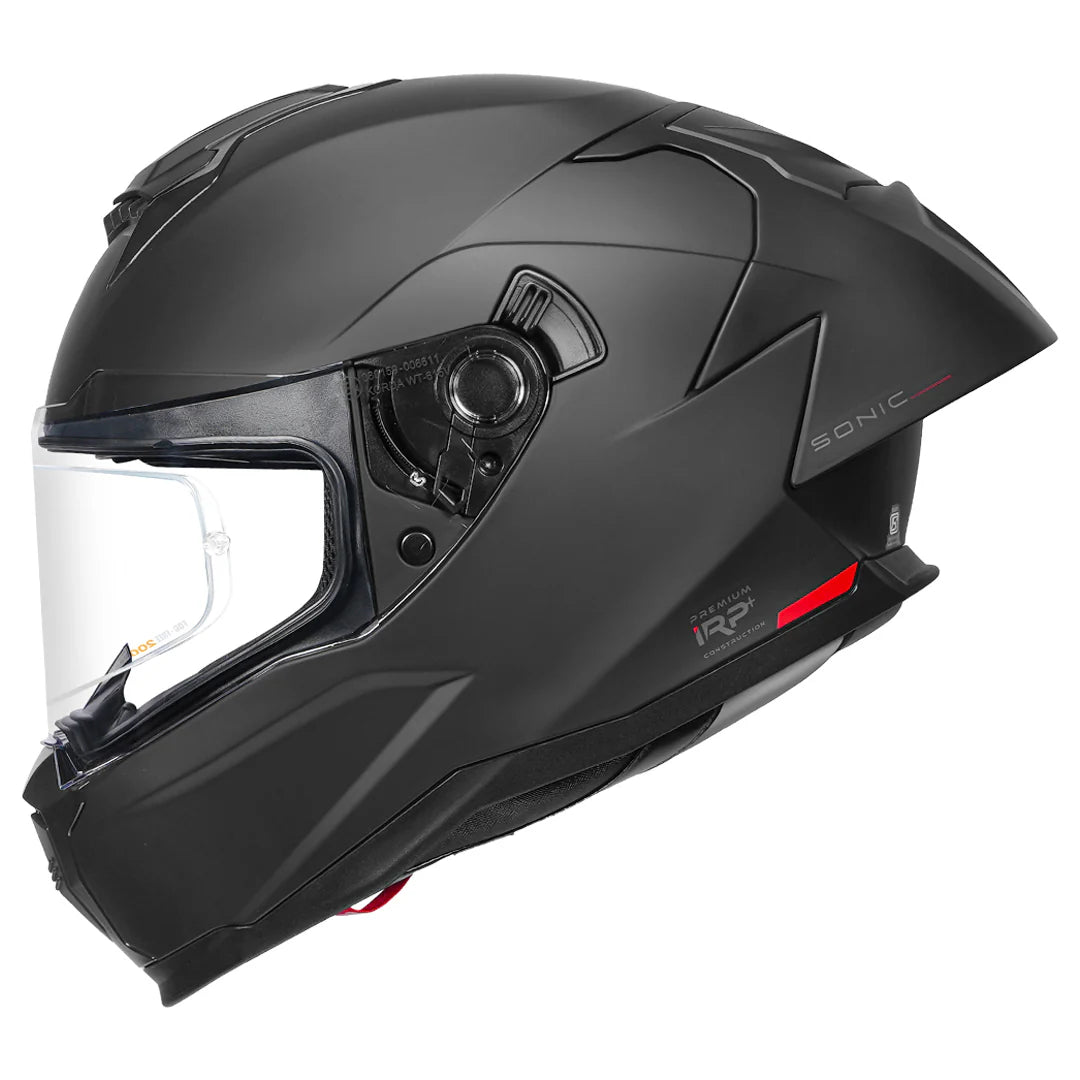 KORDA SONIC GP HELMET - SOLID MATT BLACK