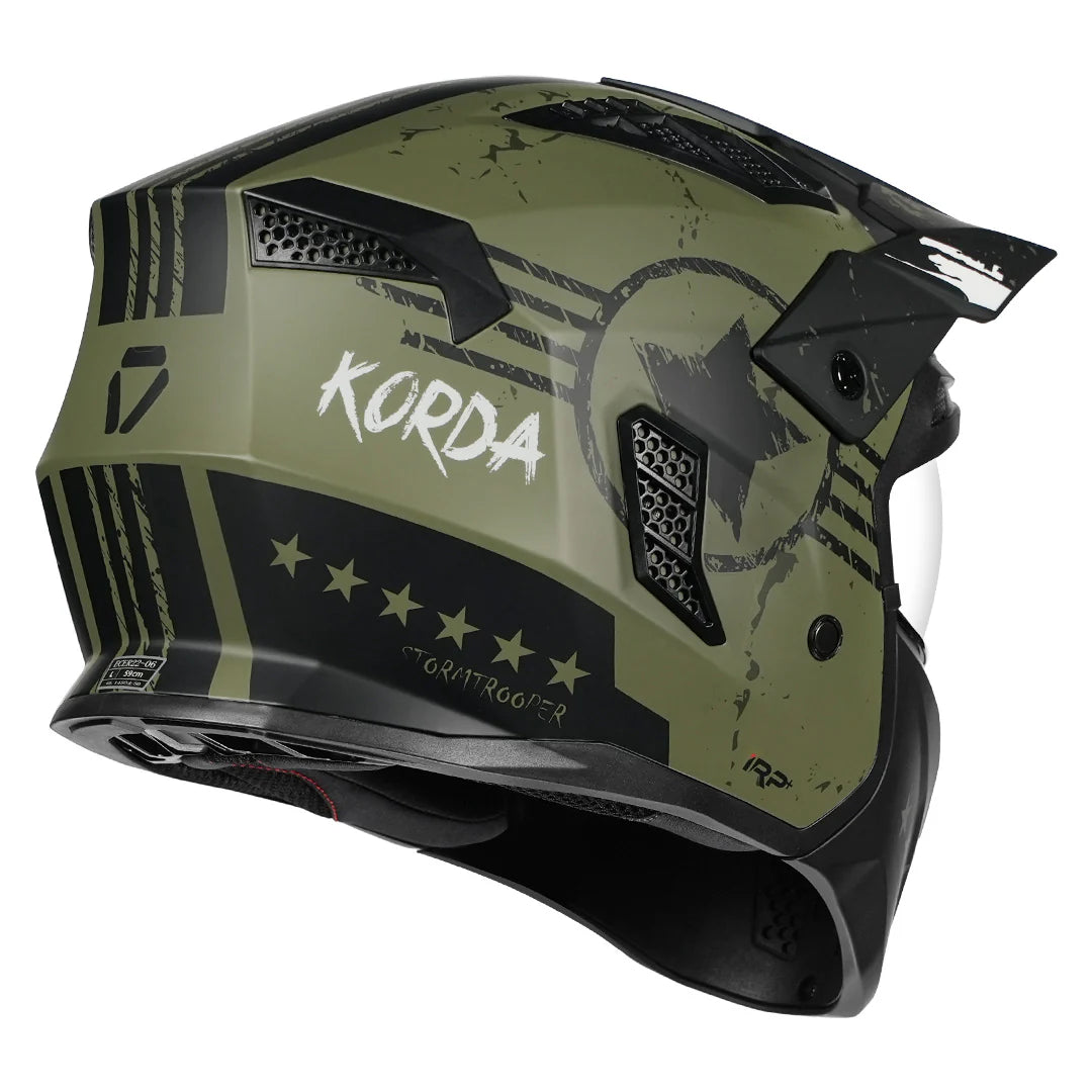 KORDA STROMTROOPER HERO HELMET - MATT GREEN