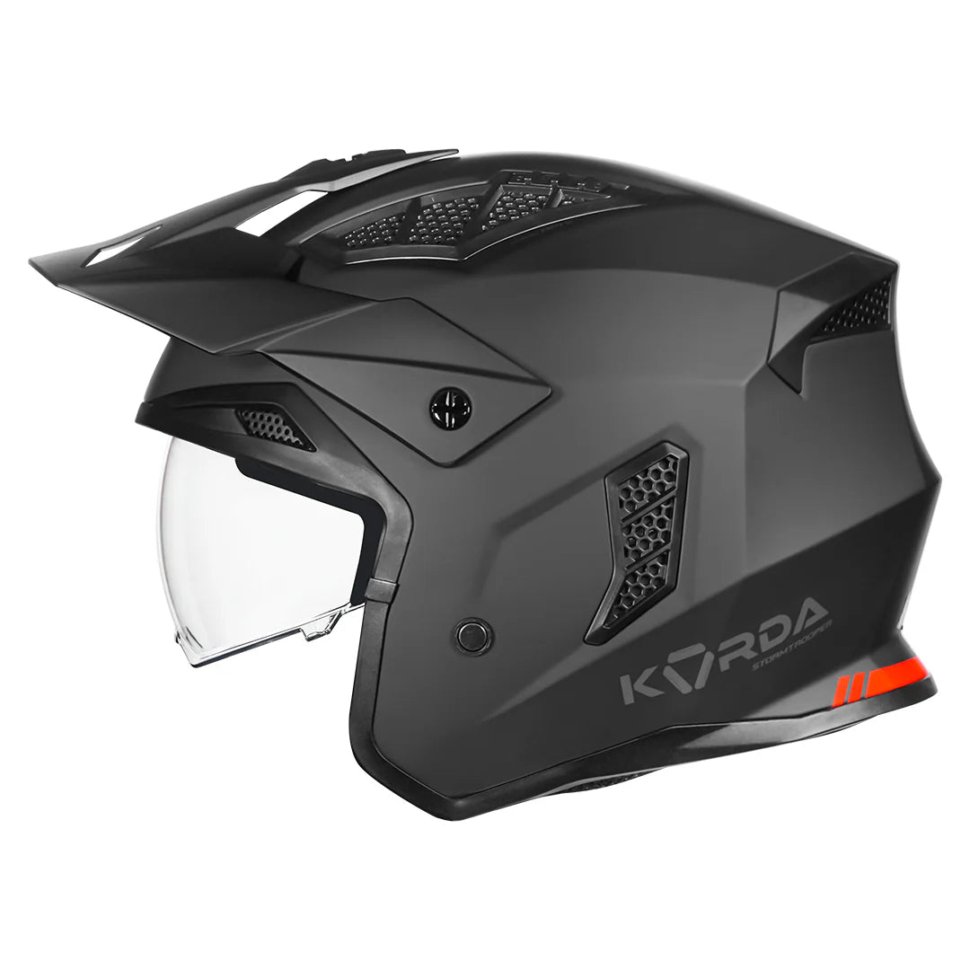KORDA STROMTROOPER SOLID HELMET - MATT BLACK