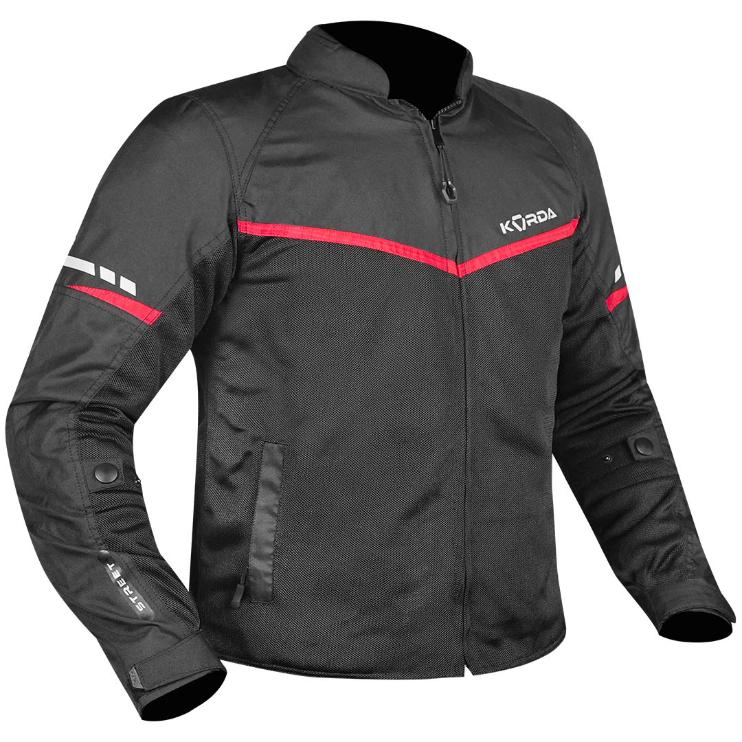 KORDA STREET RIDING JACKET - RED
