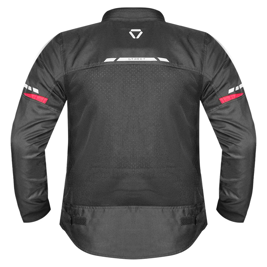 KORDA STREET RIDING JACKET - RED