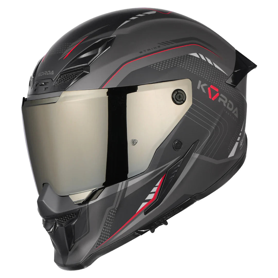 KORDA ICON STRIKE HELMET - MATT RED