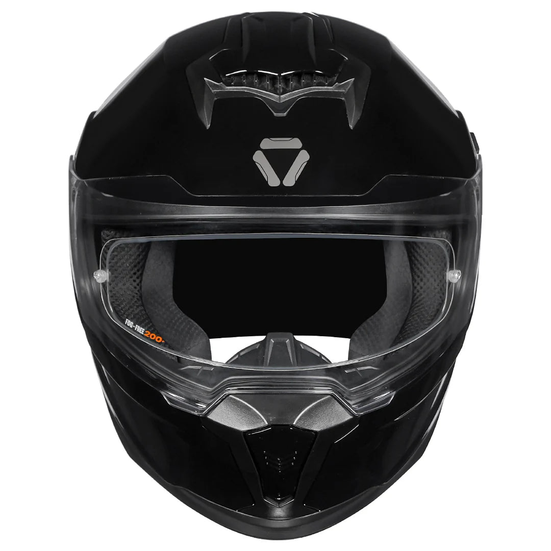 KORDA SONIC GP HELMET - SOLID GLOSS BLACK