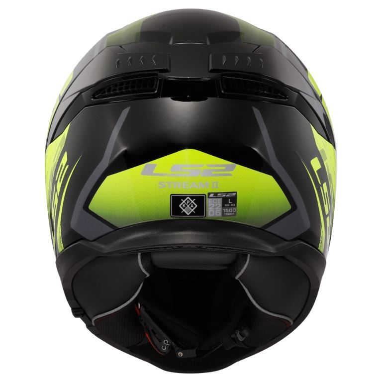 LS2 FF320 STREAM HELMET - FURY BLACK YELLOW