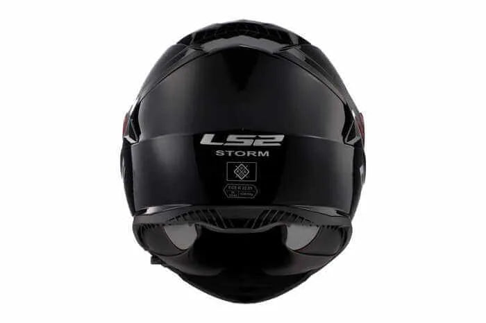 LS2 FF800 STORM HELMET - SOLID GLOSS BLACK 06