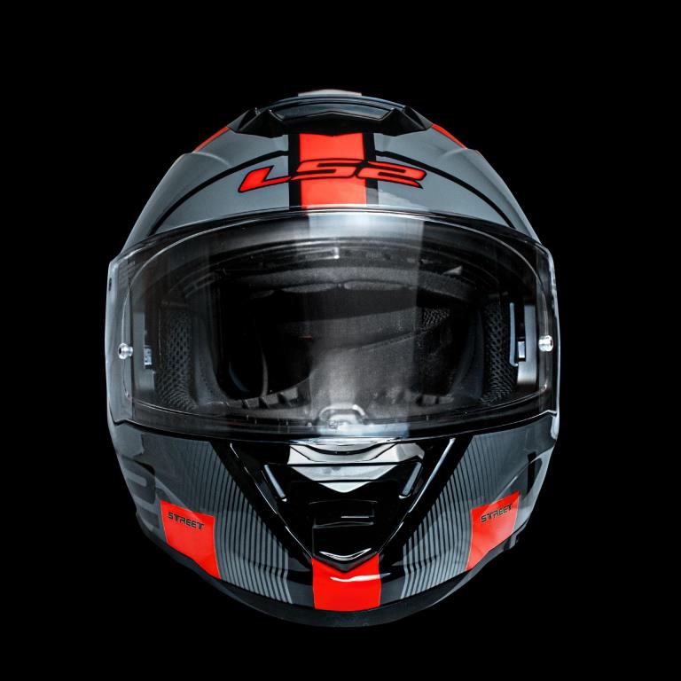 LS2 FF800 STORM HELMET - EPIC BLACK RED