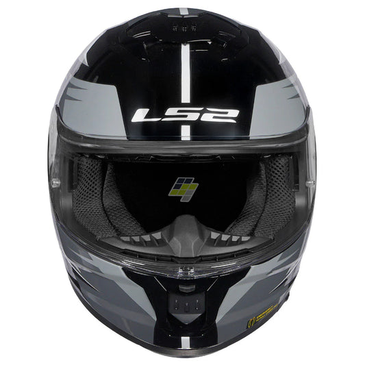 LS2 FF320 STREAM METEOR HELMET - BLACK WHITE