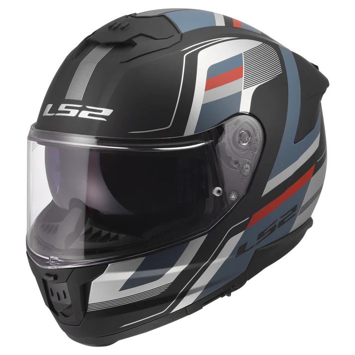 LS2 FF320 STREAM II VINTAGE PETROL 06 HELMET - MATT BLACK