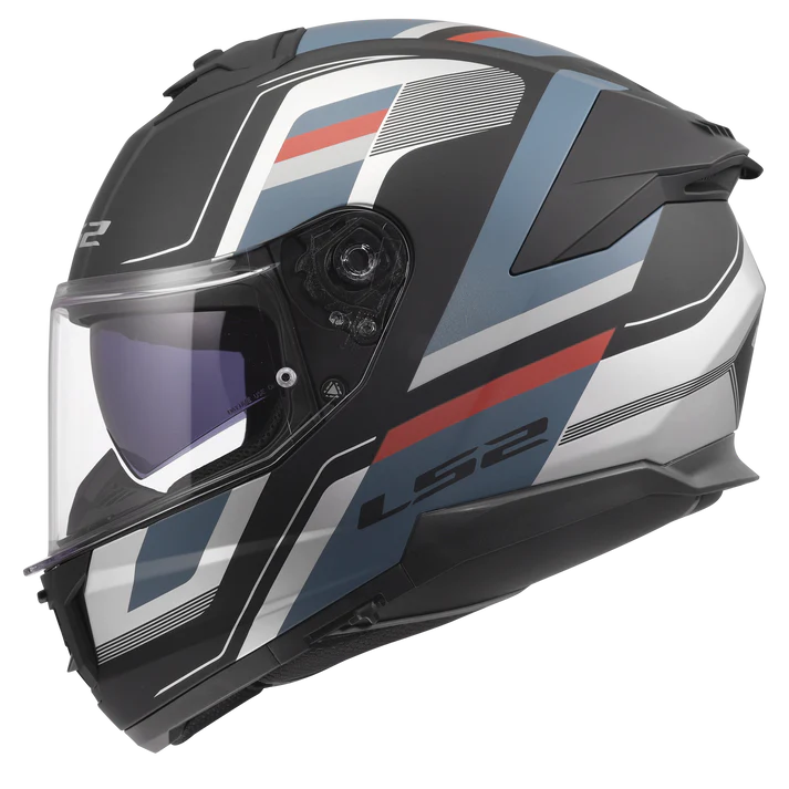 LS2 FF320 STREAM II VINTAGE PETROL 06 HELMET - MATT BLACK
