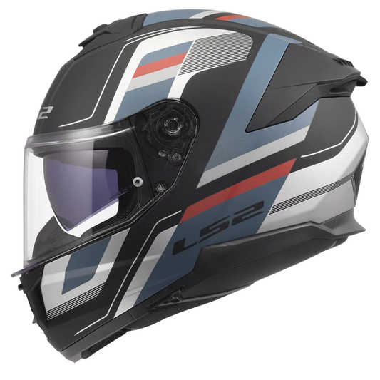LS2 FF320 STREAM II VINTAGE PETROL 06 HELMET - MATT BLACK