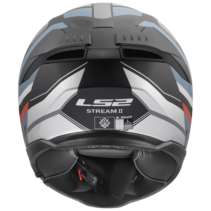 LS2 FF320 STREAM II VINTAGE PETROL 06 HELMET - MATT BLACK