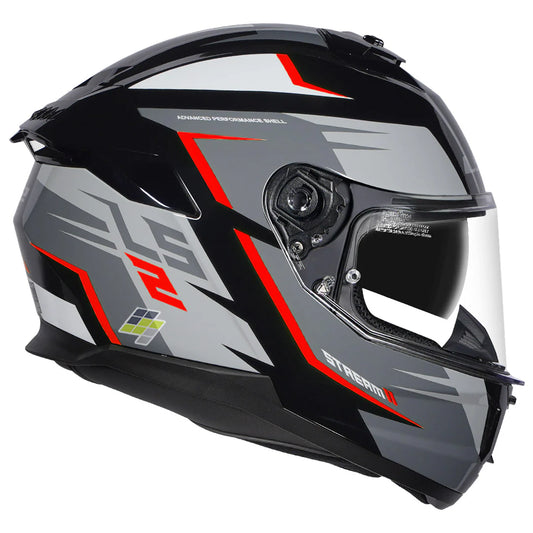 LS2 FF320 STREAM METEOR HELMET - BLACK RED