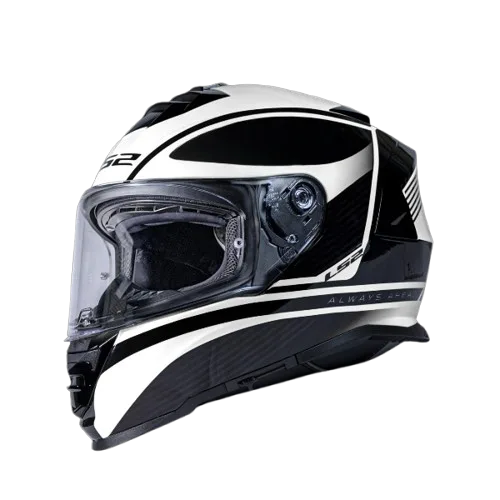 LS2 FF800 STORM II DODGER BLACK WHITE-06