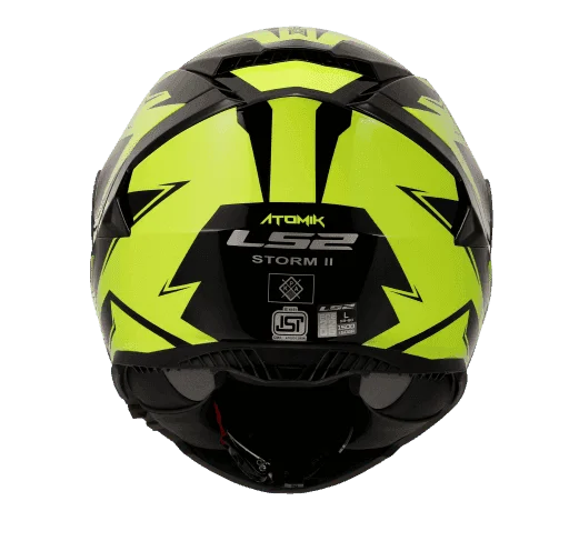 LS2 FF800 STORM HELMET - ATOMIK HV YELLOW SHADOW 06