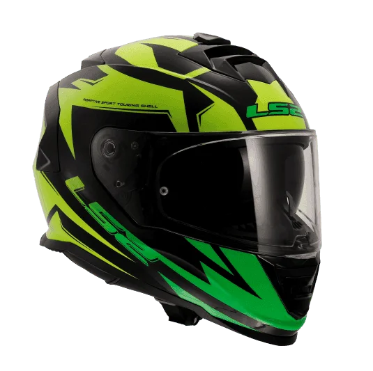 LS2 FF800 STORM HELMET - ATOMIK HV YELLOW SHADOW 06