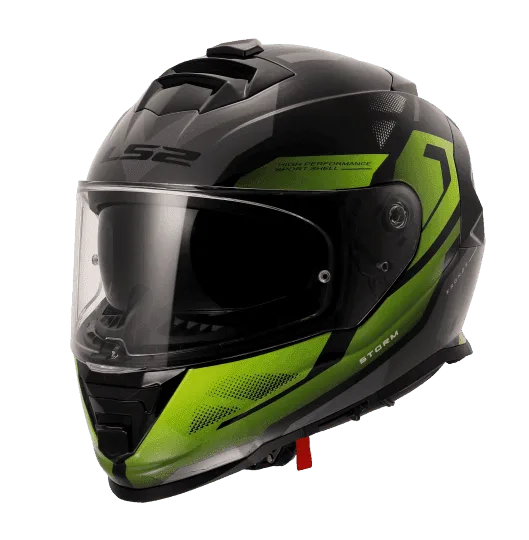 LS2 FF800 STORM HELMET - KRONOS YELLOW GREY 06