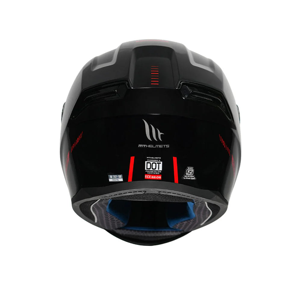MT HUMMER S SOLID A1 HELMET - MATT BLACK