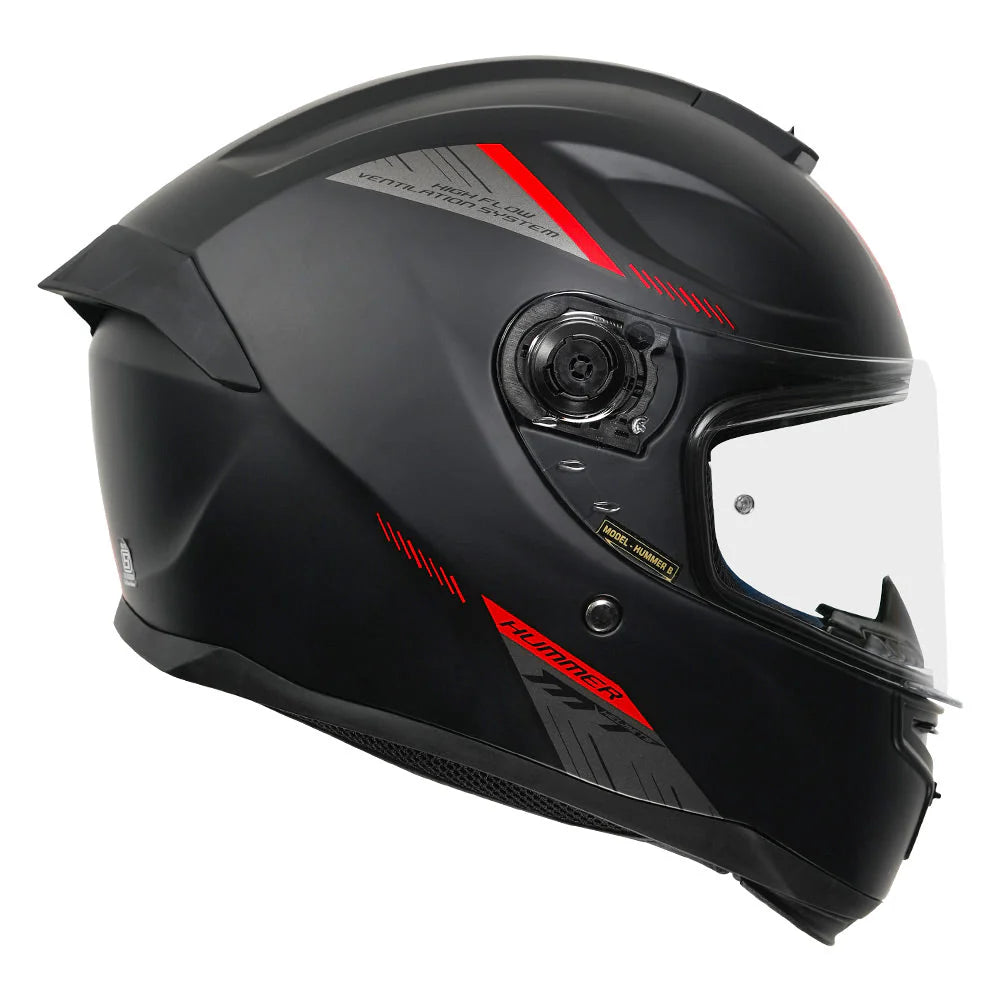 MT HUMMER S SOLID A1 HELMET - MATT BLACK
