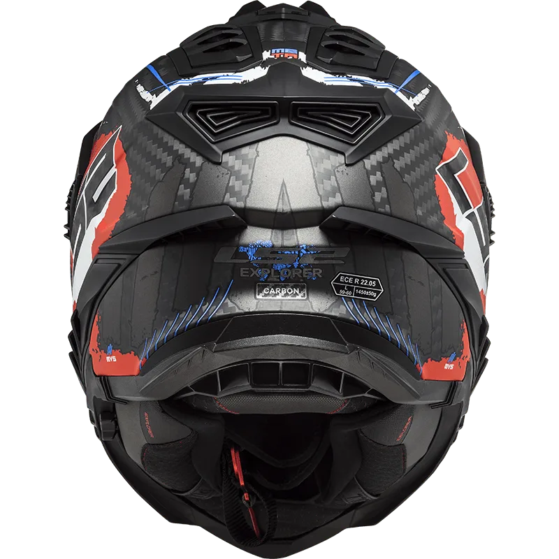 LS2 MX701 EXPLORER CARBON EXTEND MATT RED-06