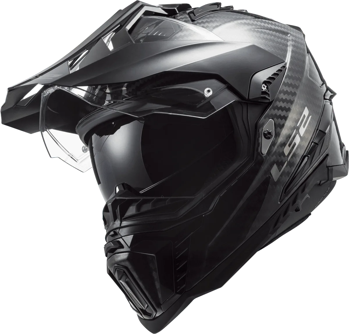 LS2 MX701 EXPLORER CARBON SOLID GLOSS CARBON-06