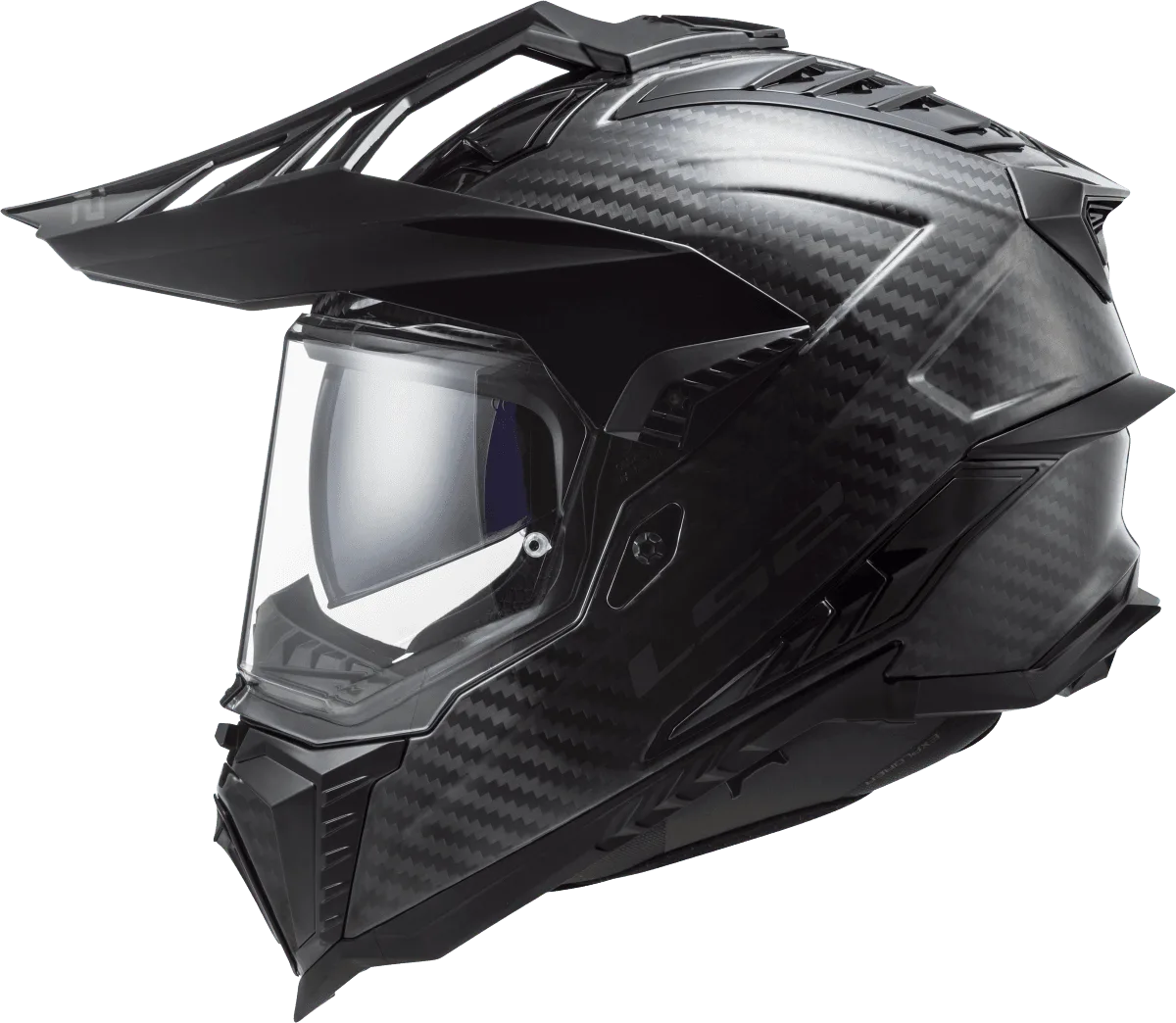 LS2 MX701 EXPLORER CARBON SOLID GLOSS CARBON-06