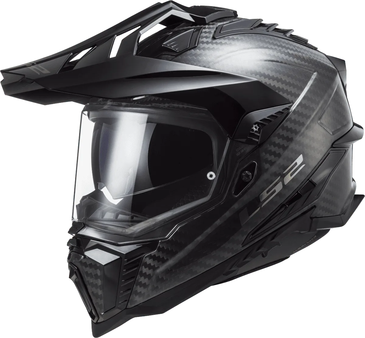 LS2 MX701 EXPLORER CARBON SOLID GLOSS CARBON-06