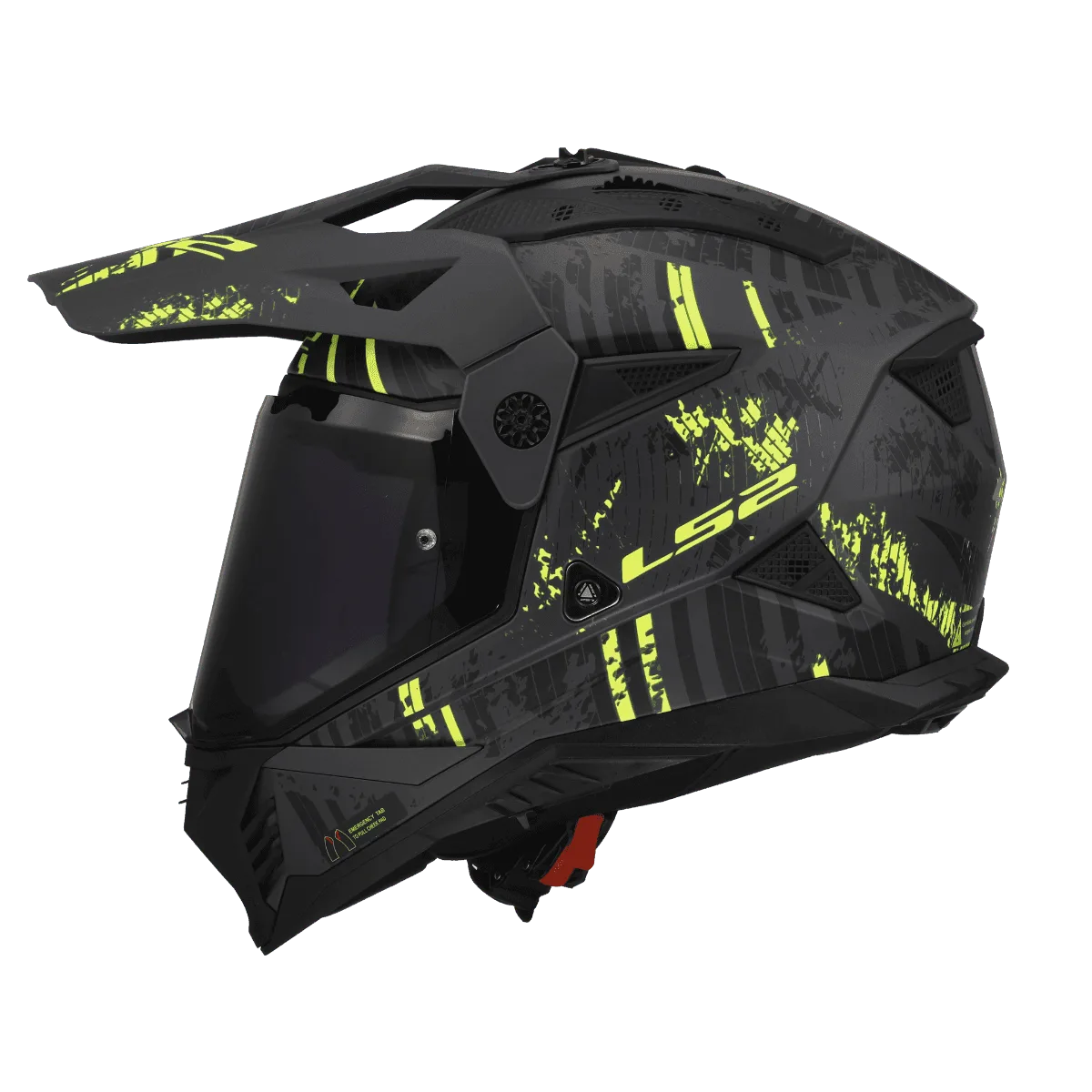 LS2 MX436 PIONEER II CRAZY MATT BLACK H-V YELLOW-06