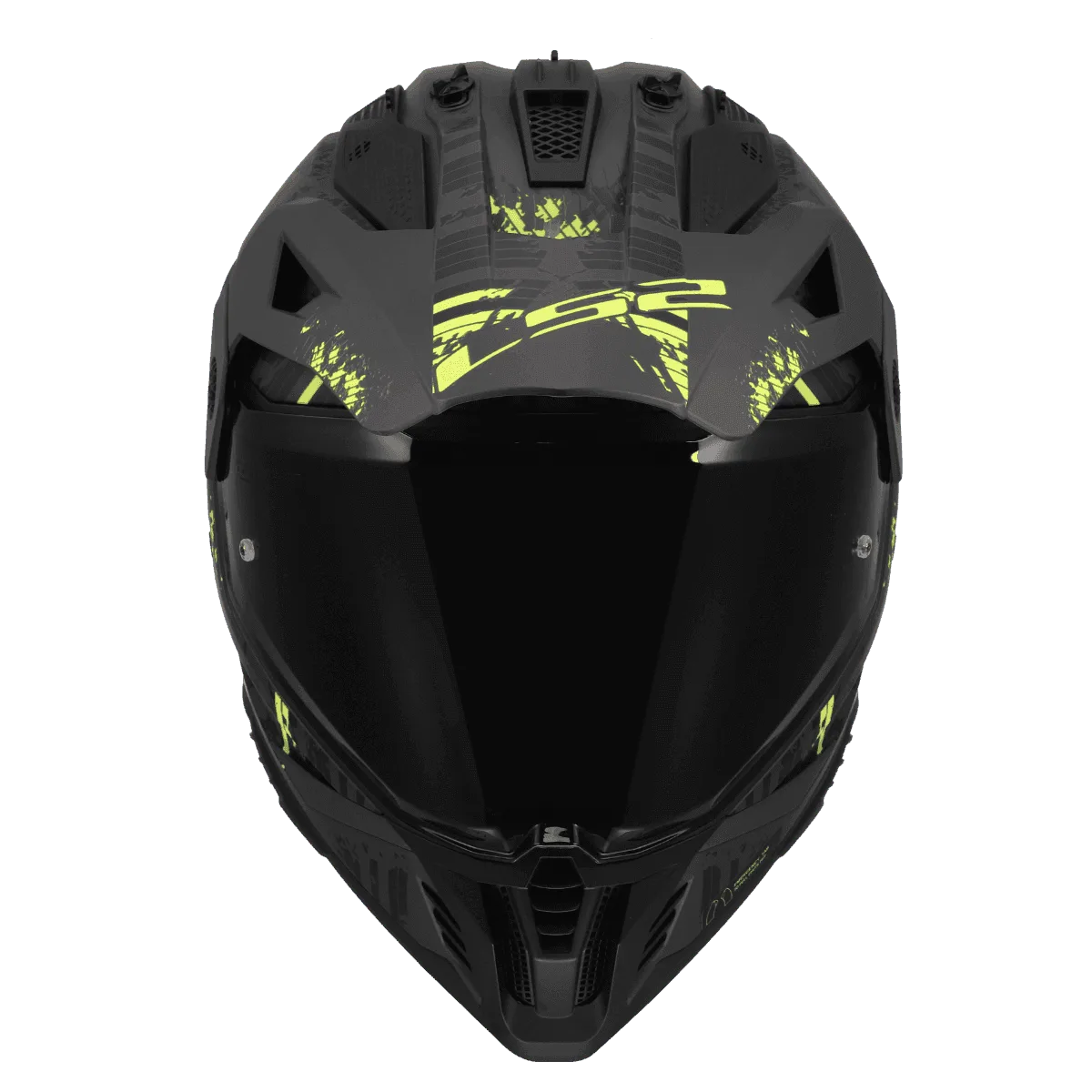 LS2 MX436 PIONEER II CRAZY MATT BLACK H-V YELLOW-06