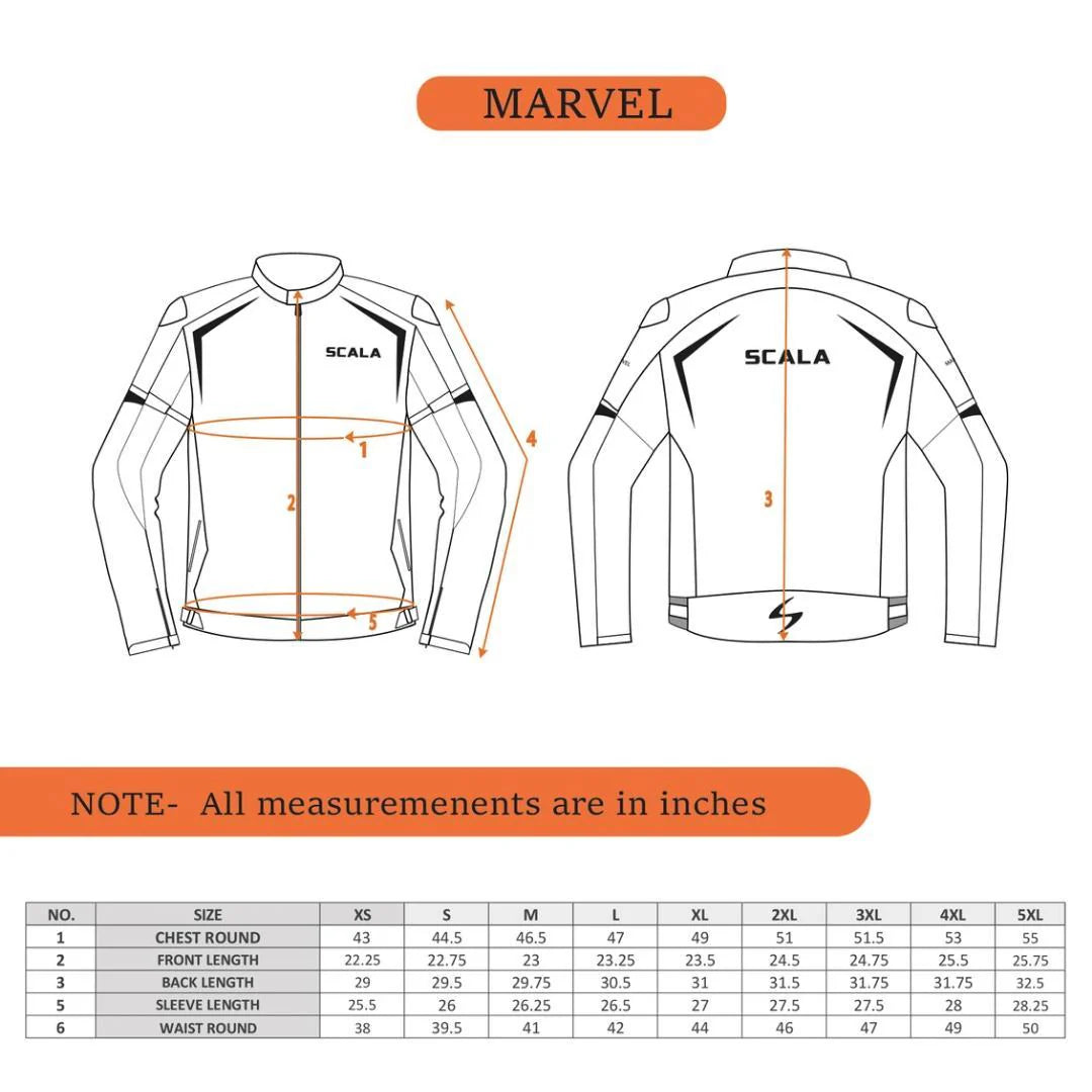 SCALA MARVEL V2 RIDING JACKET - BLACK