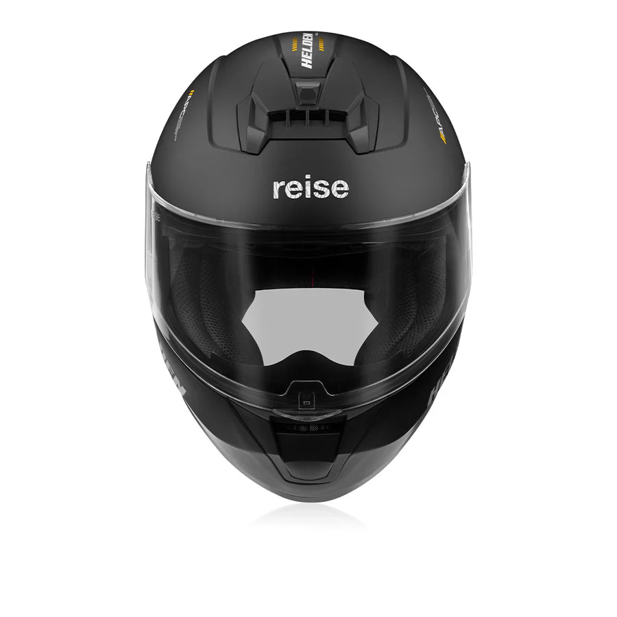 REISE HELDEN HELMET - SOLID BLACK MATTE