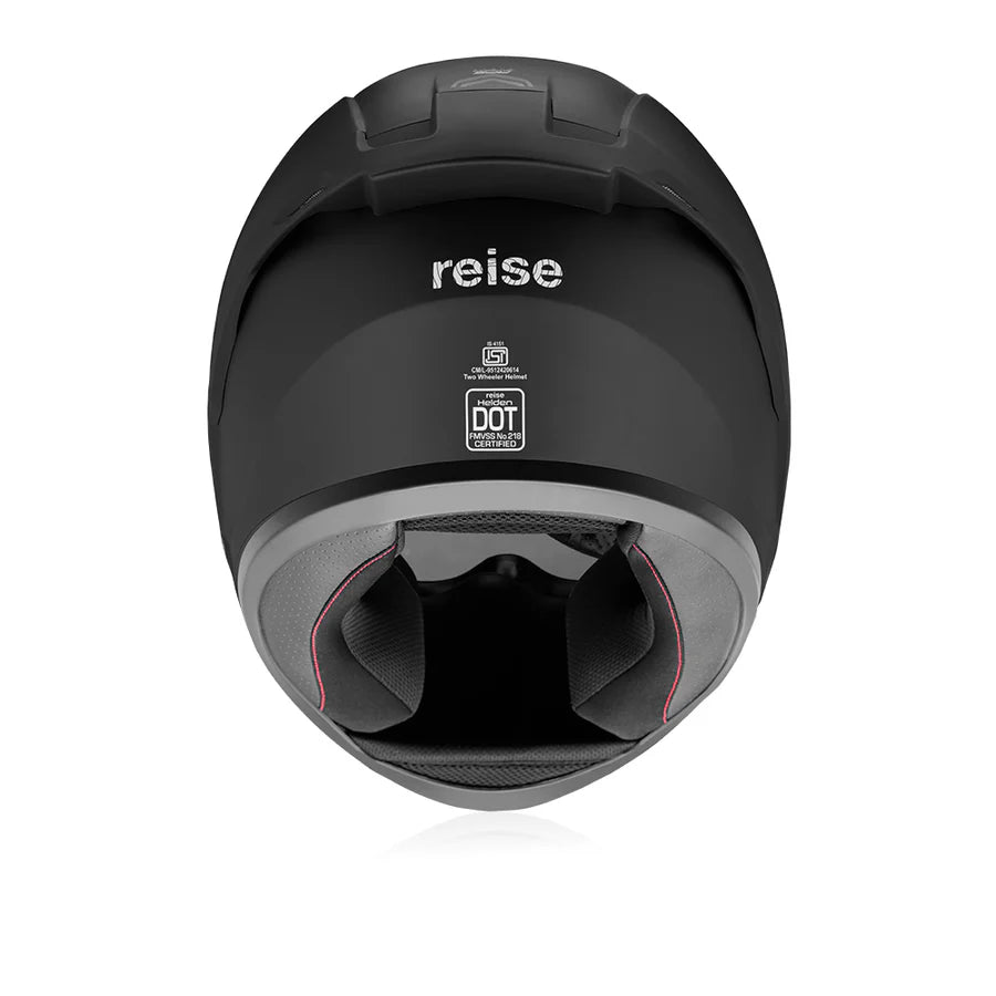 REISE HELDEN HELMET - SOLID BLACK MATTE