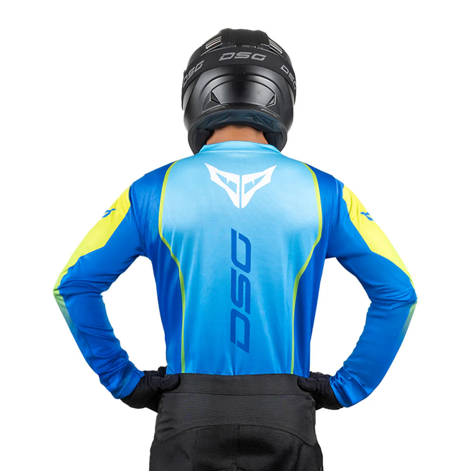 DSG FACTORY RACING JERSEY : AQUA BLUE