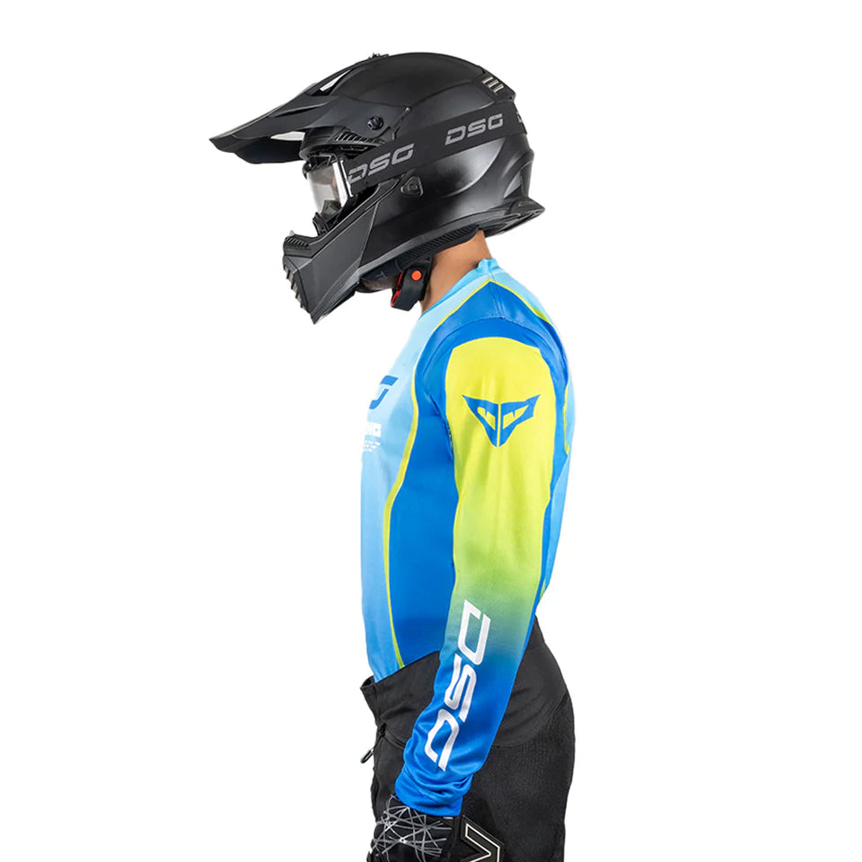 DSG FACTORY RACING JERSEY : AQUA BLUE