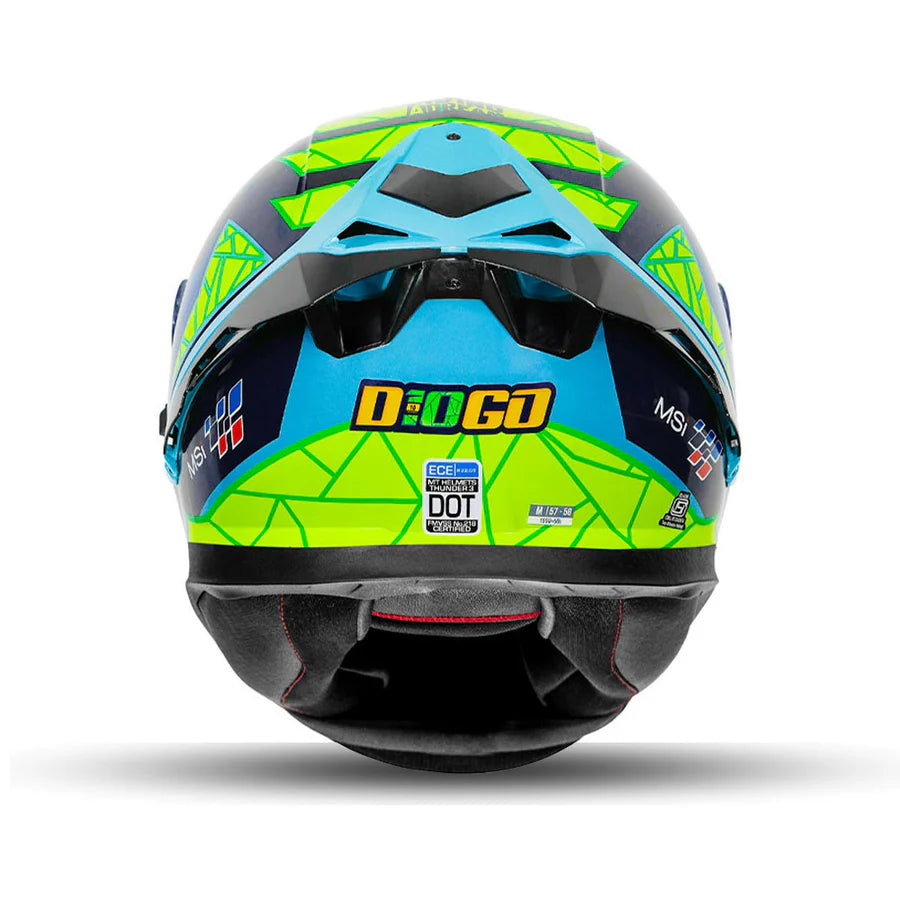 MT THUNDER 3 SV SPOILER DIOGO MOREIRA A7 HELMET - GLOSS