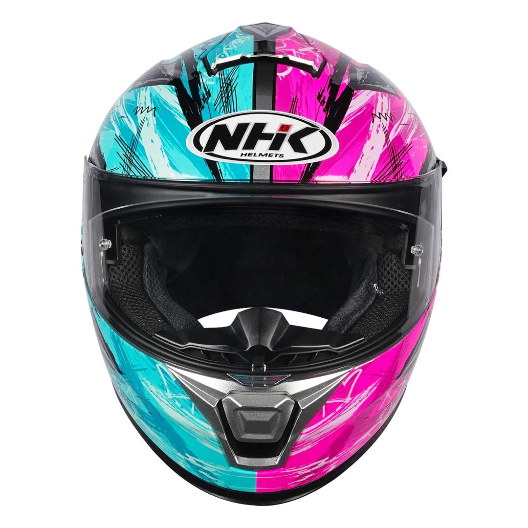 NHK K5R ARCHIE MCD 69 SIL PINK HELMET