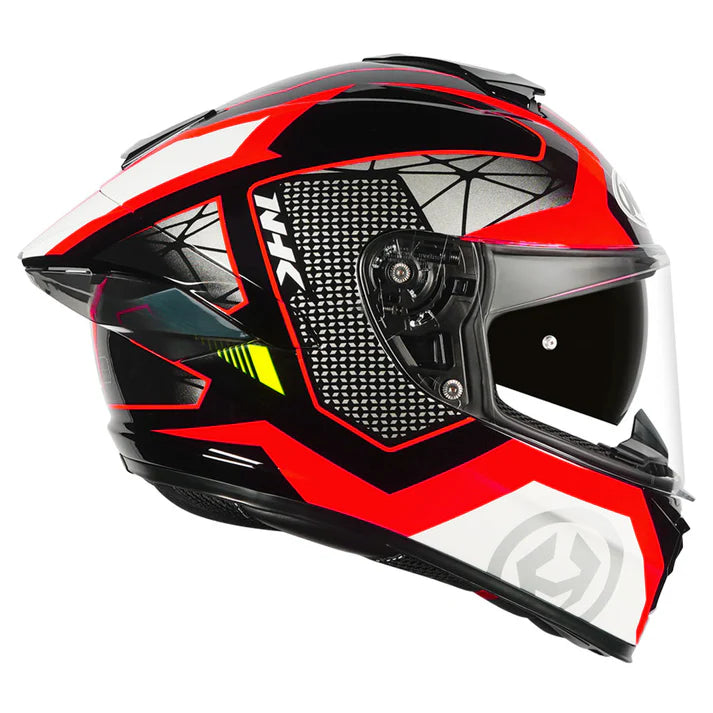 NHK K5R COMMUTRACK BLACK AND RED GLOSSY HELMET