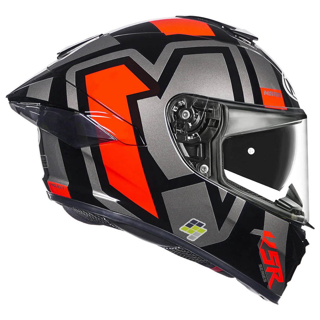 NHK K5R SHEILD BLACK RED HELMET