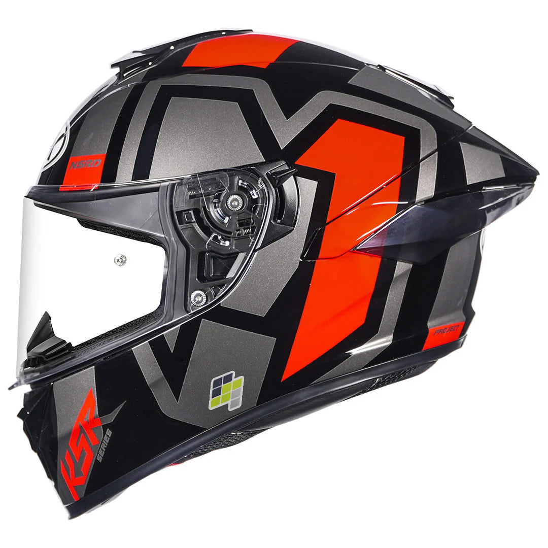 NHK K5R SHEILD BLACK RED HELMET