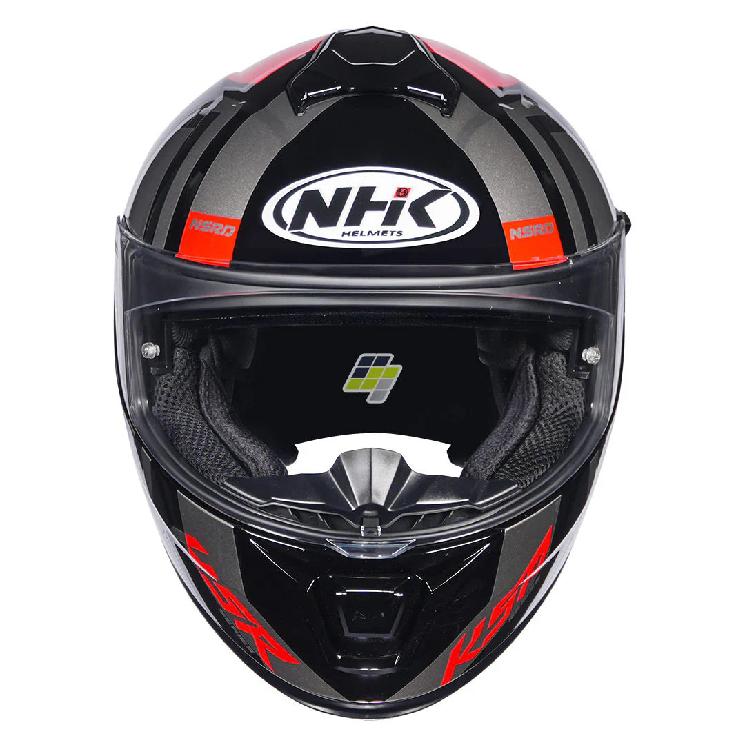 NHK K5R SHEILD BLACK RED HELMET