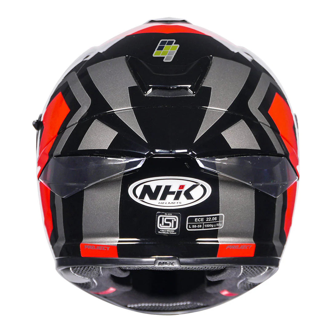 NHK K5R SHEILD BLACK RED HELMET