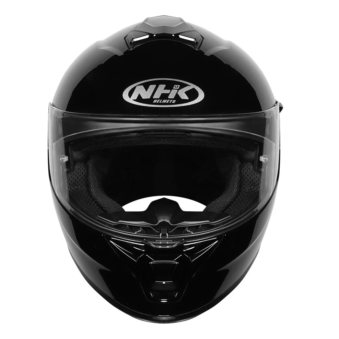 NHK K5R SOLID GLOSS BLACK HELMET