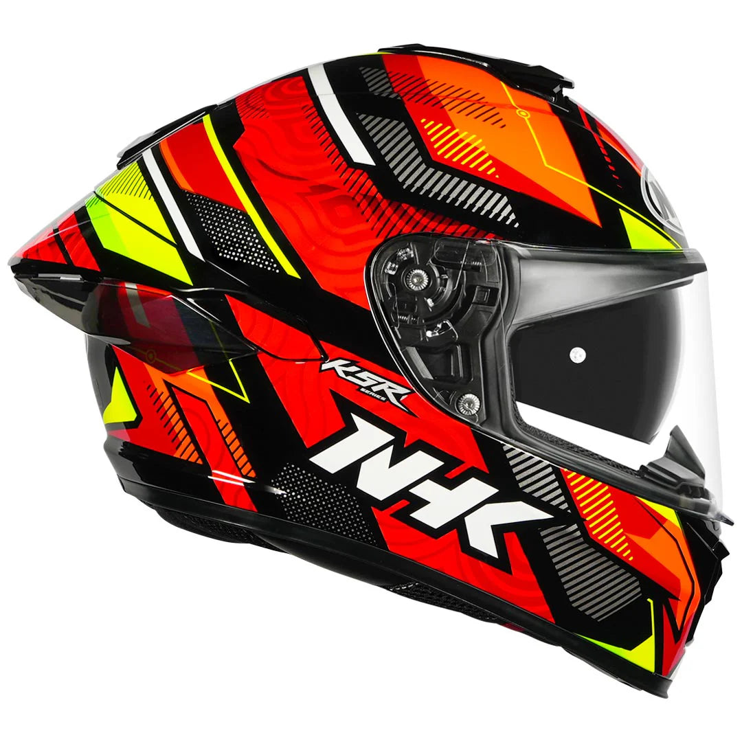 NHK K5R SPEED LIGHT GLOSS BLACK RED HELMET