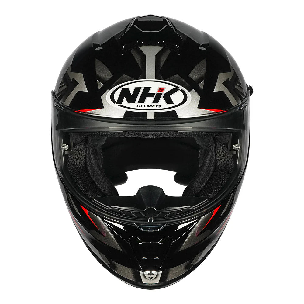 NHK K5R WINGSTAR GLOSS BLACK RED HELMET