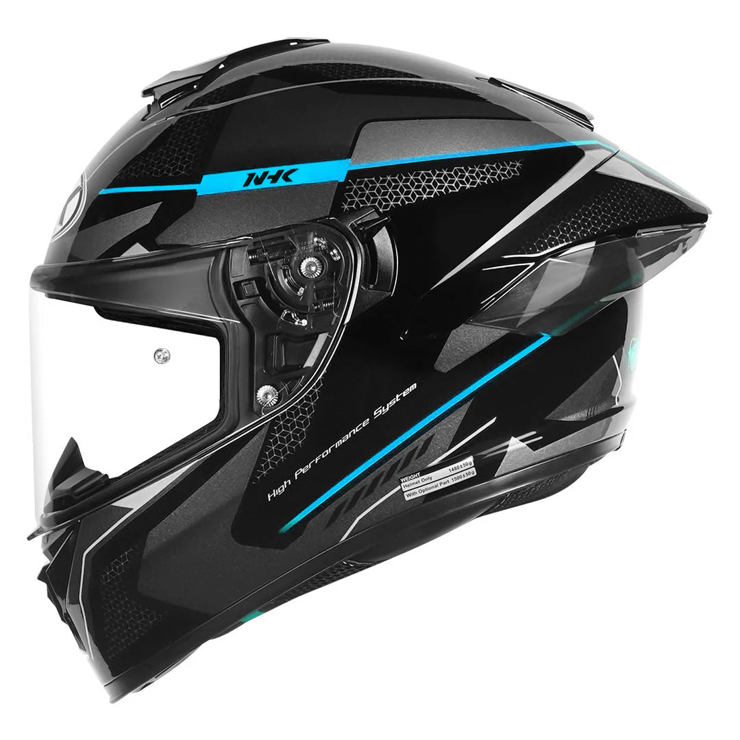NHK K5R ANOMALISTIC BLACK AND BLUE HELMET