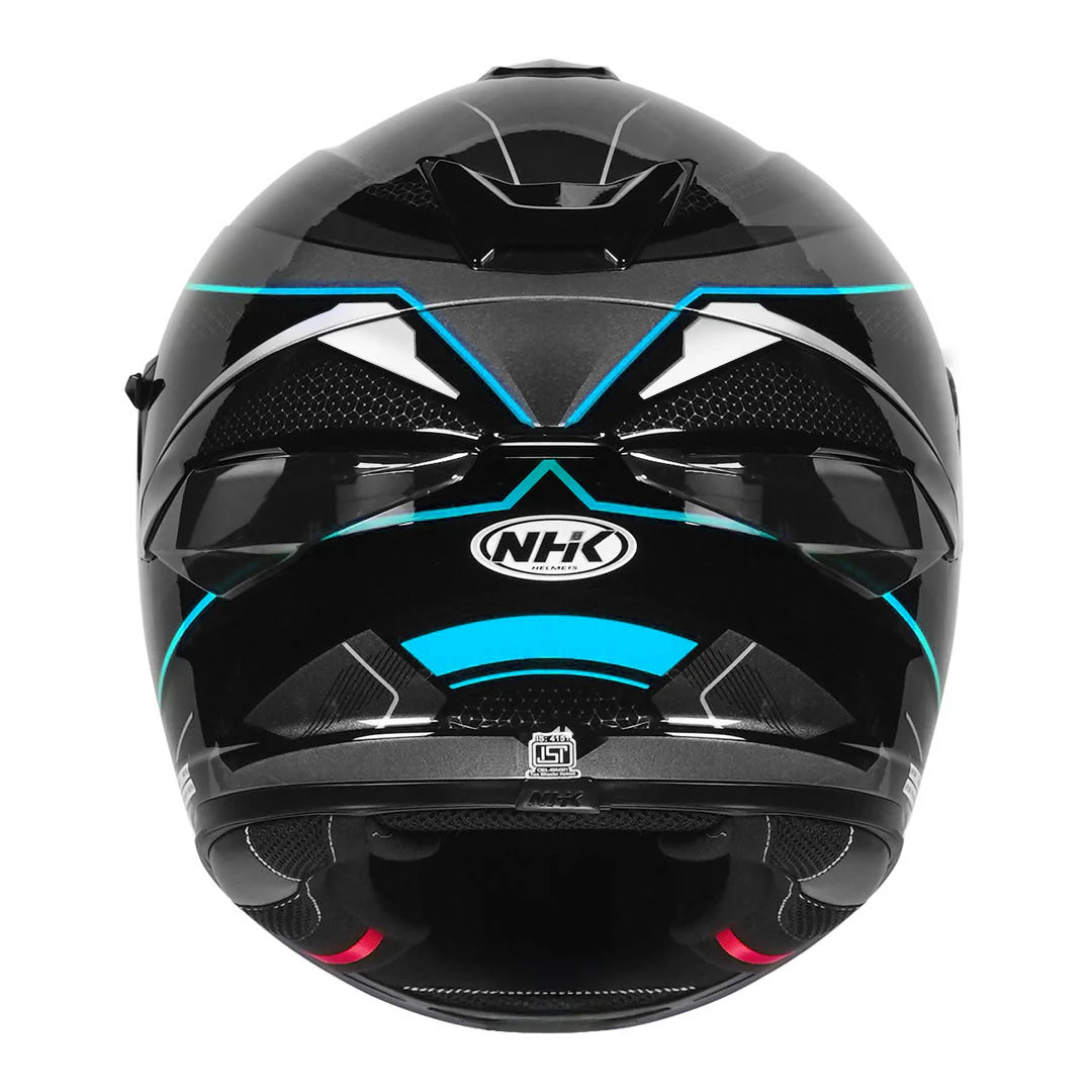 NHK K5R ANOMALISTIC BLACK AND BLUE HELMET