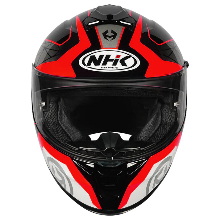 NHK K5R COMMUTRACK BLACK AND RED GLOSSY HELMET