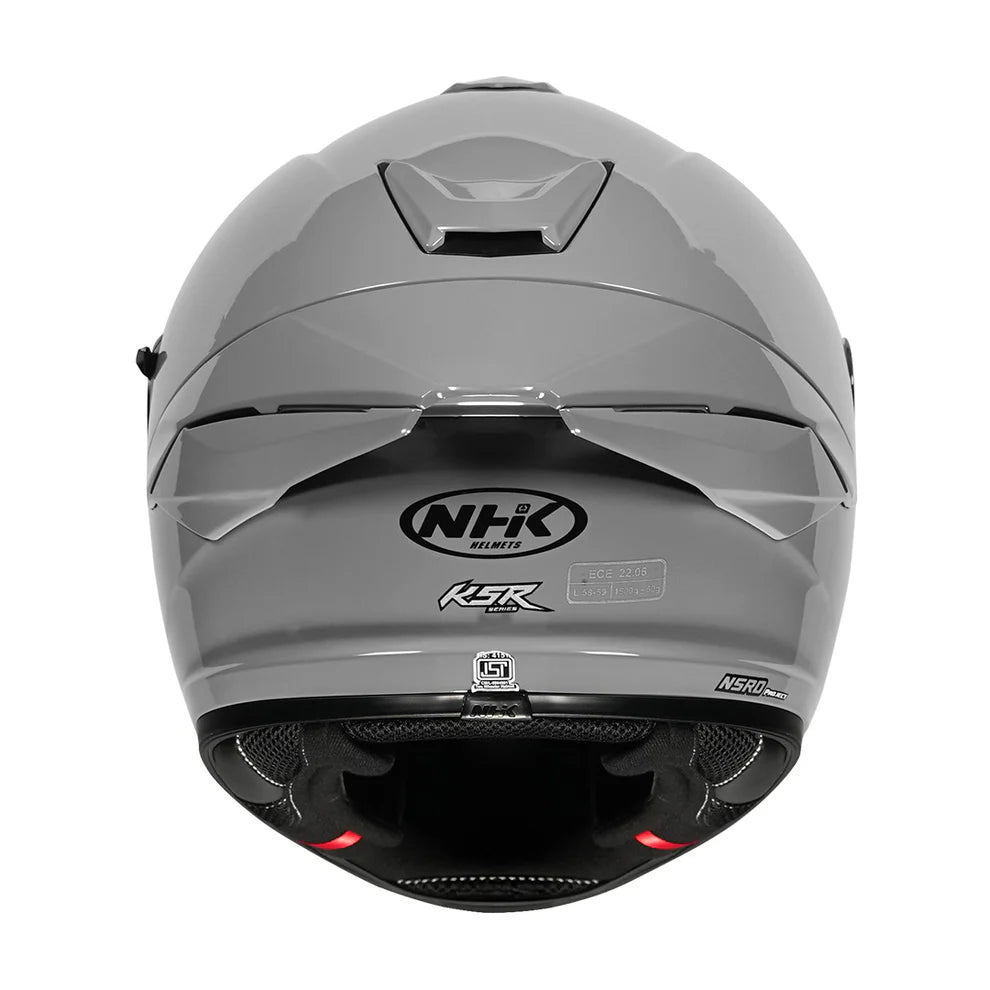 NHK K5R DIM GREY GLOSSY HELMET