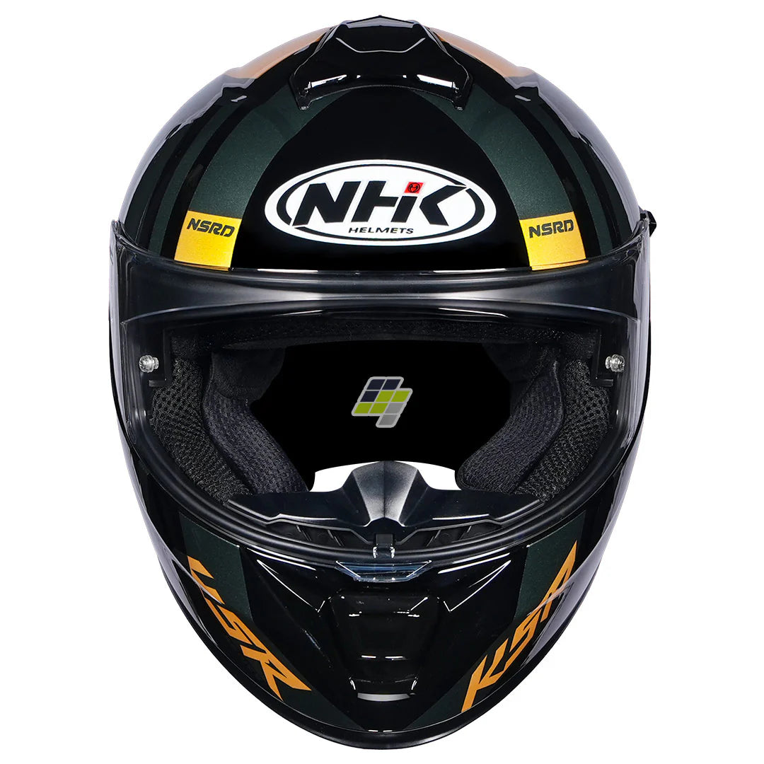 NHK K5R SHEILD BLACK YELLOW HELMET